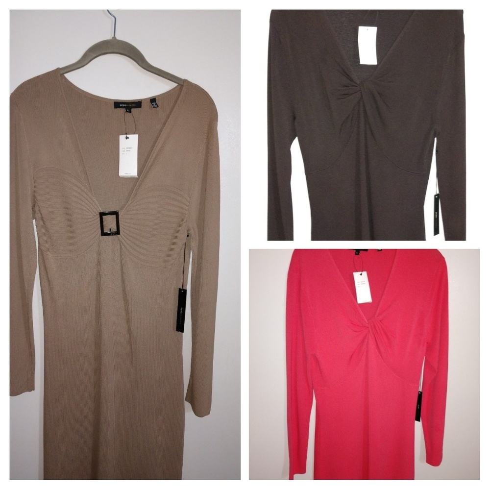 BCBG Max Azria Knit Dresses with Front Detail